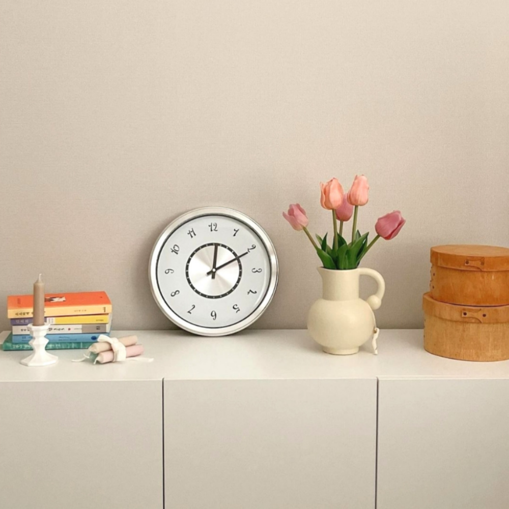 Korean Wall Clock Brand 'Diclo' - High quality Aluminum Clock