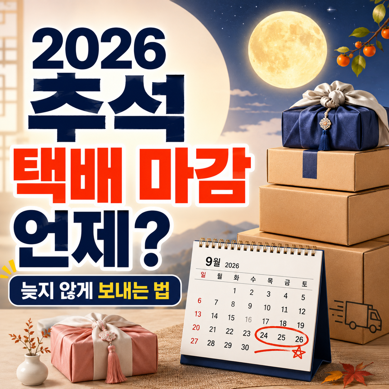 2026 추석 택배 마감