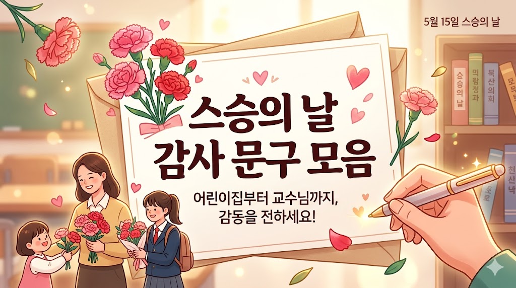 스승의 날 감사 문구
