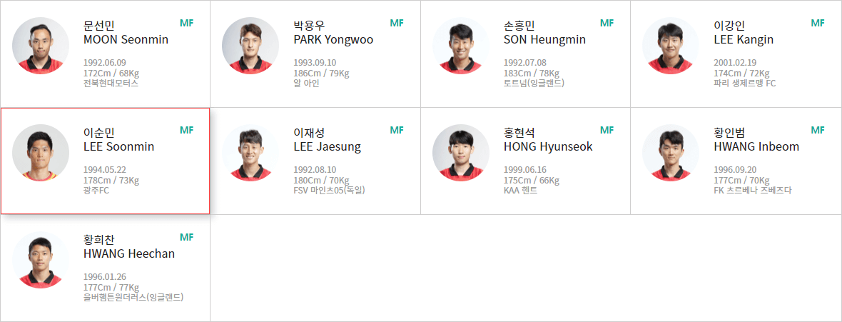 대한민국 축구 국가대표