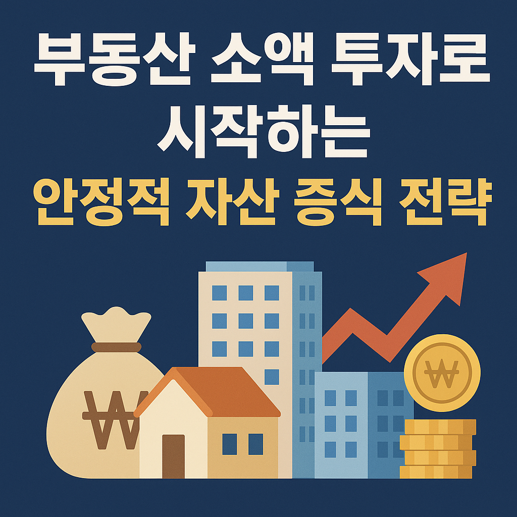 부동산의 안정적 소액 투자