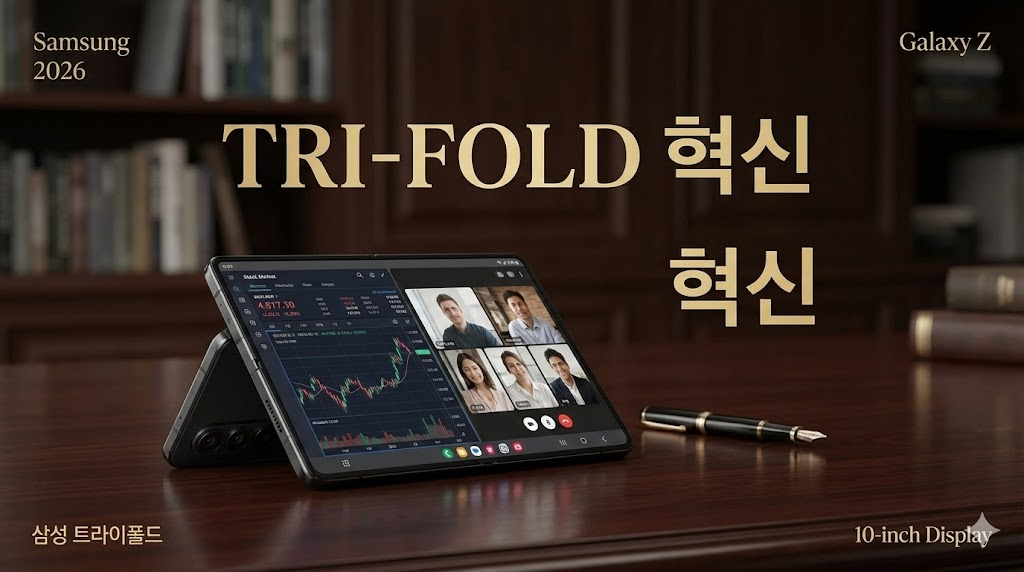 "삼성의 트라이폴드 vs 애플의 첫 폴더블": 2026년 폼팩터 전쟁에서 상위 1%가 선택할 최후의 승자는?