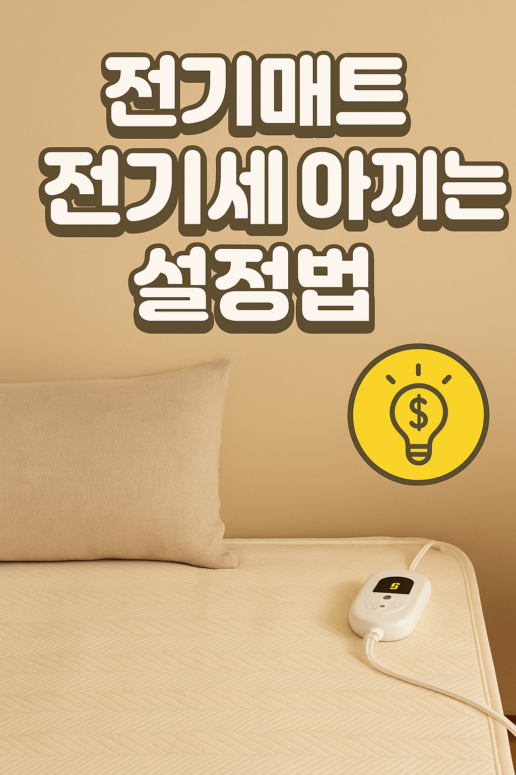 전기매트 전기세 아끼는 설정법