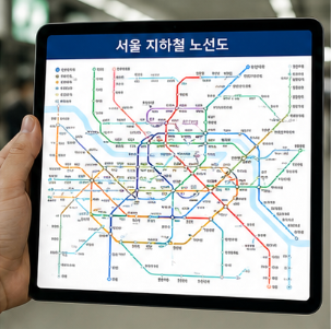 서울 지하철 노선도 공식 홈페이지