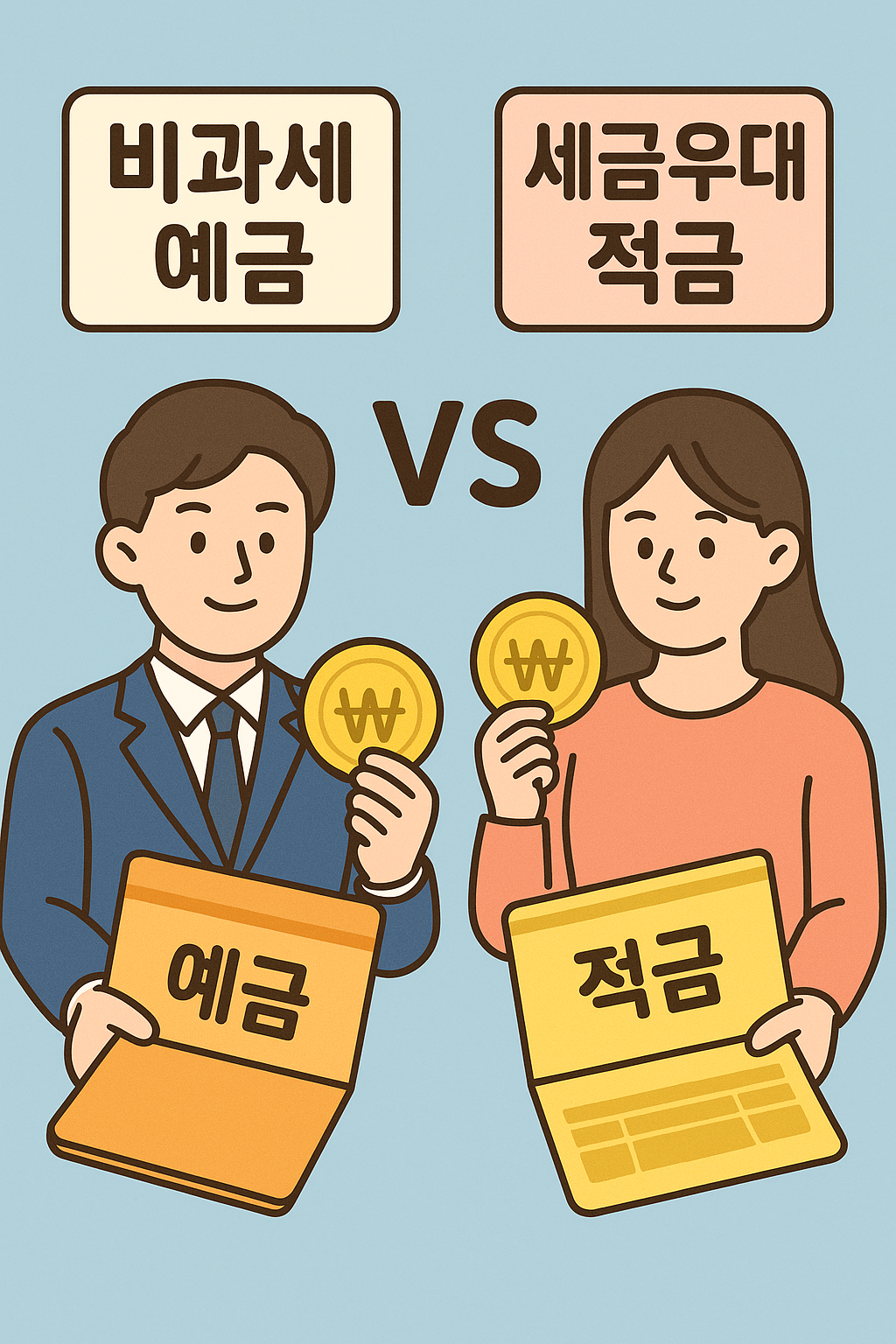 비과세예금 세금우대적금 비교
