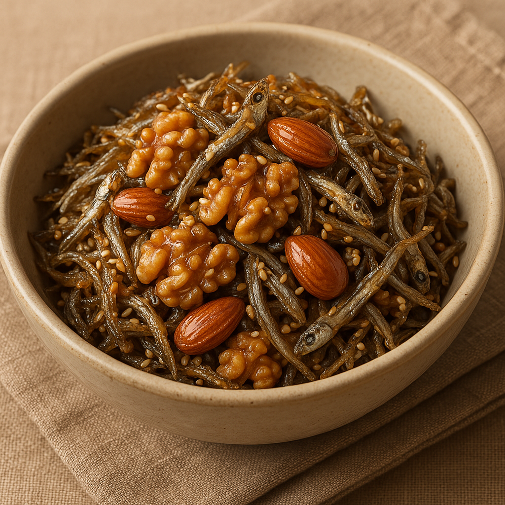 칼슘 가득한 멸치 견과류 조림