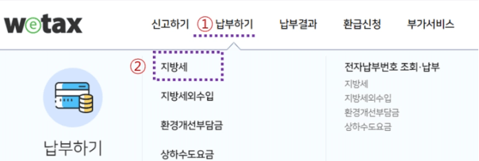 주민세 인터넷 납부방법
