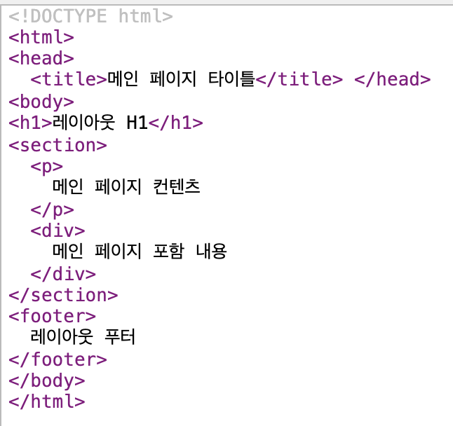 레이아웃