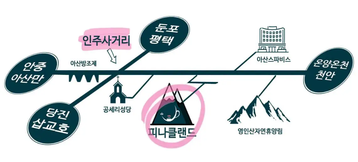 피나클랜드 지도