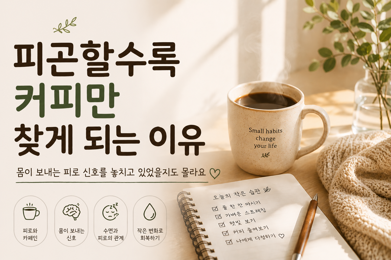 피곤할수록 커피를 찾는 이유