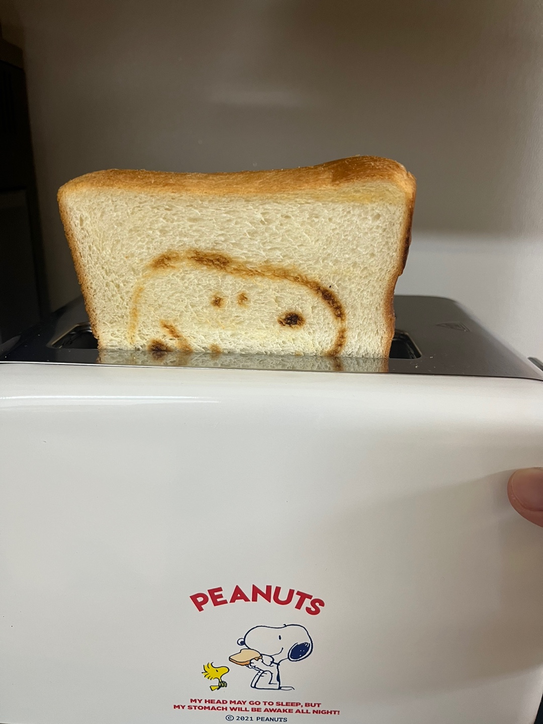 스누피 레트로 토스터기