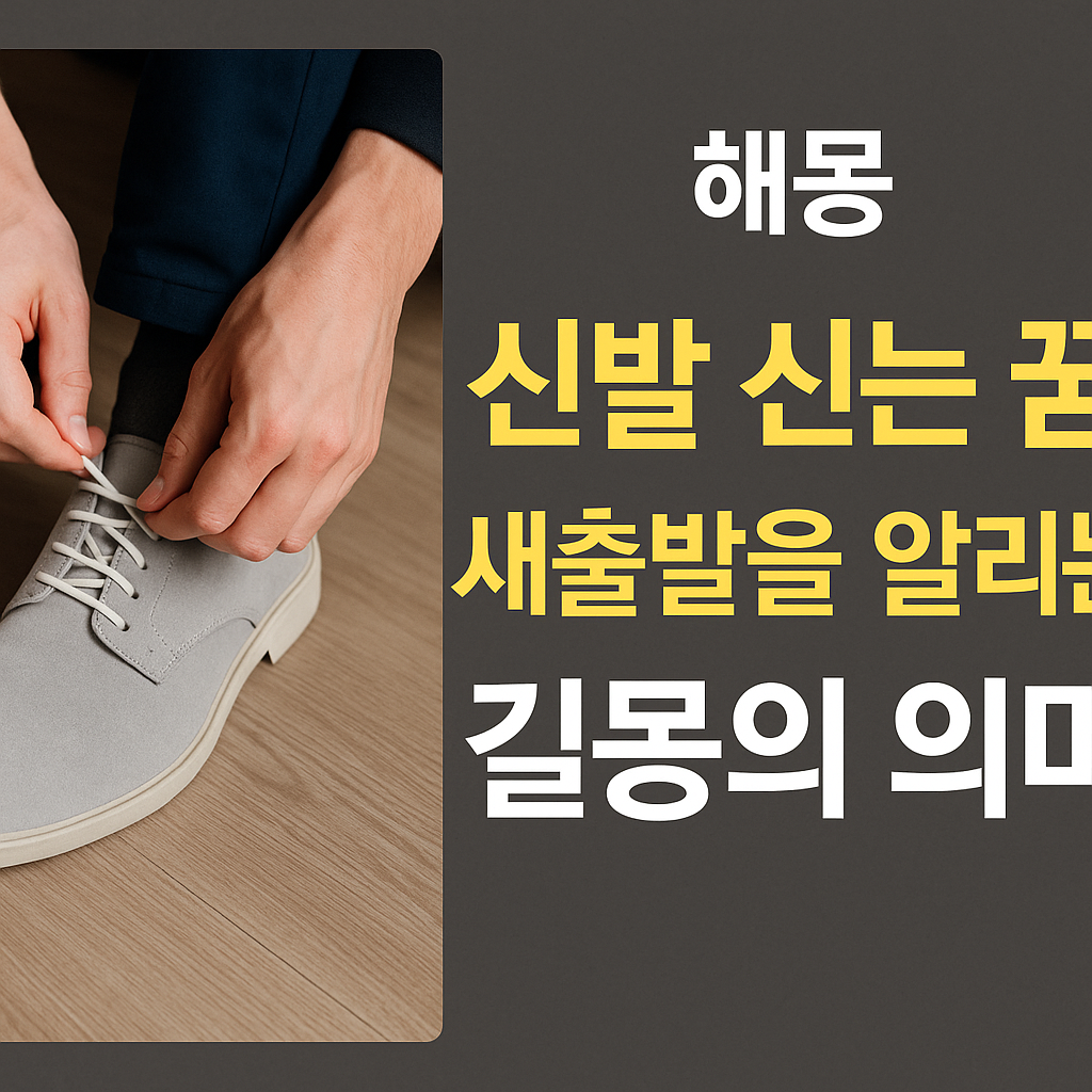 신발 신는 꿈