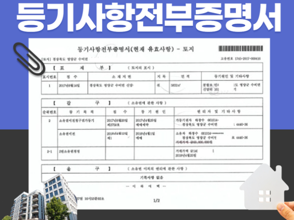 등기사항전부증명서