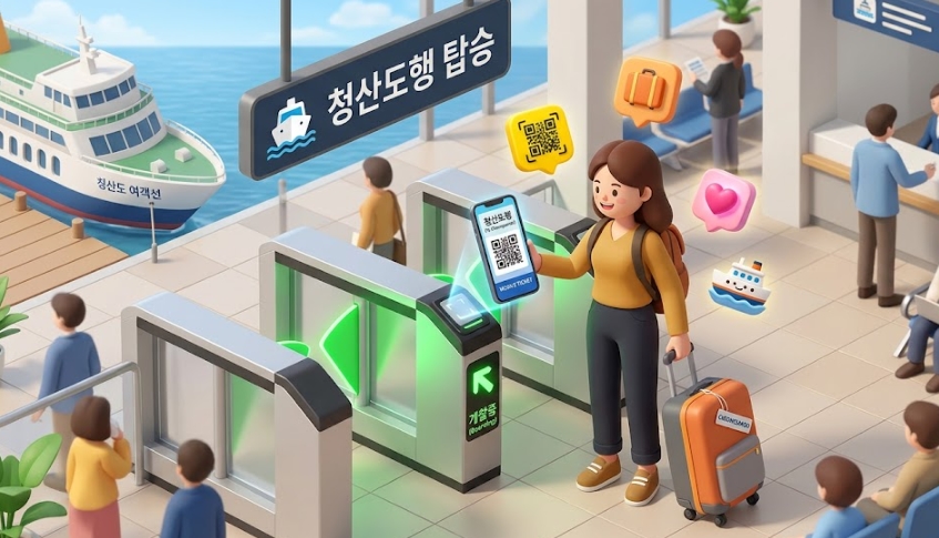 청산도행 배편 시간표 확인 및 예약 방법