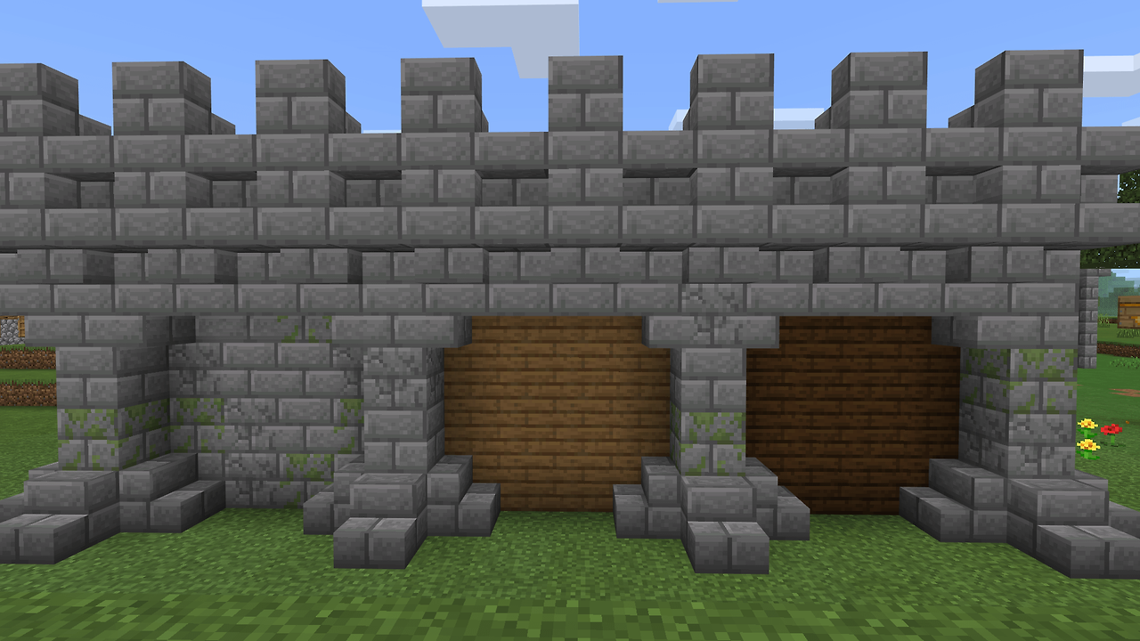 마인크래프트 석재 벽돌 조합법, 사용법
