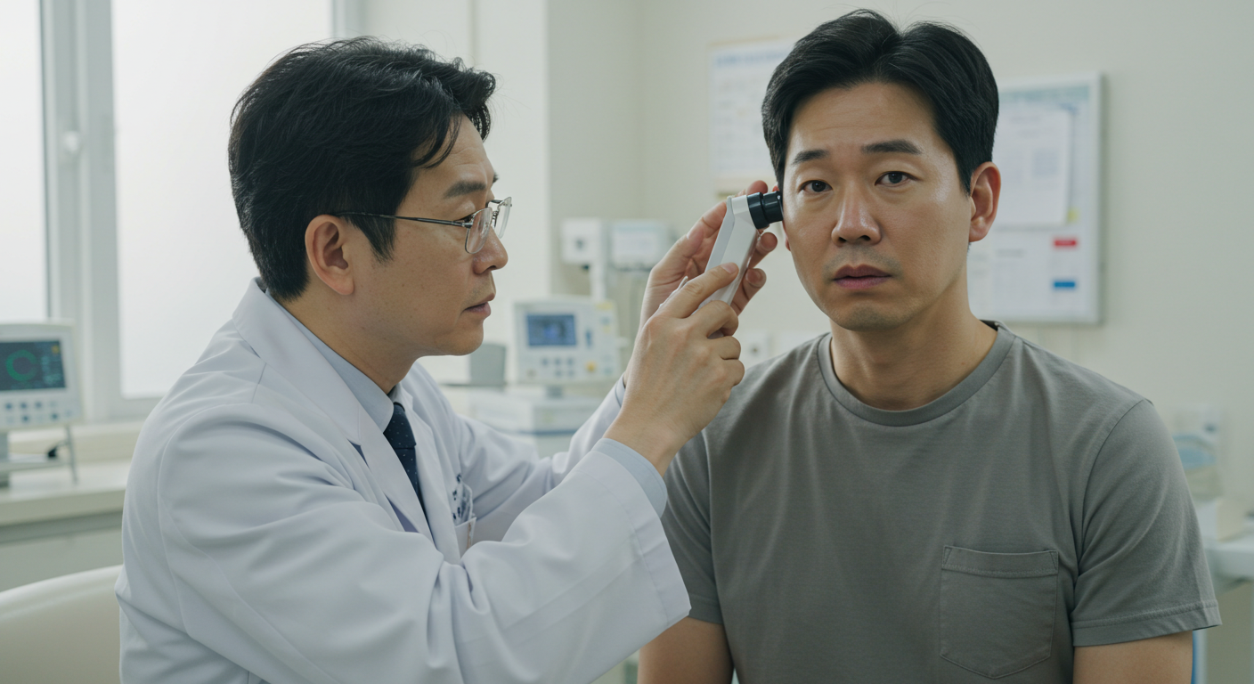 중이염, 청신경종양, 이명