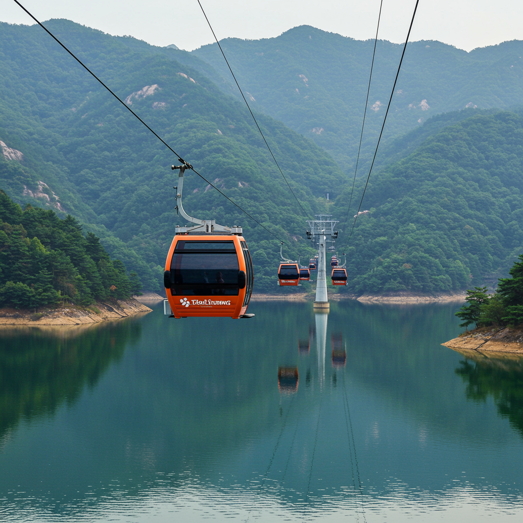 청풍호반 케이블카