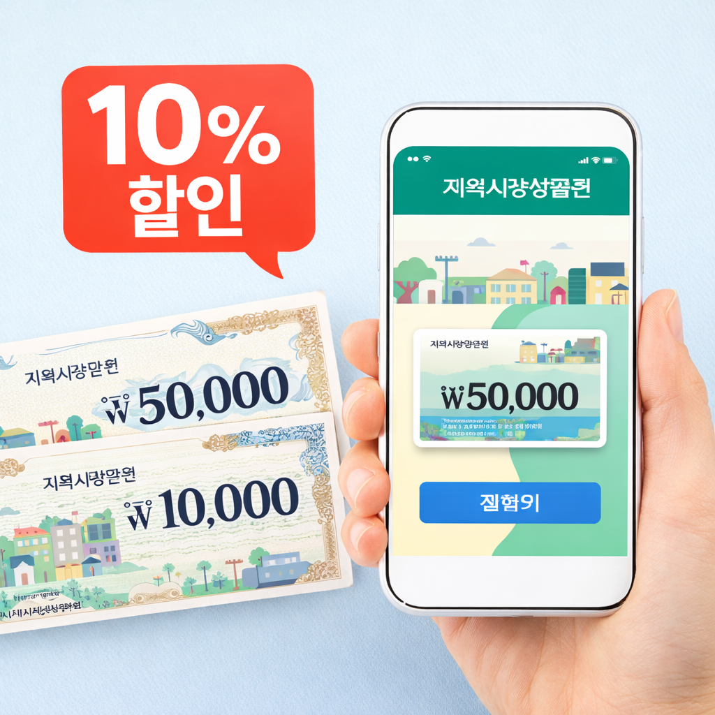 2026 지역사랑상품권 총정리💸 할인율·구매 방법·사용처까지 한 번에