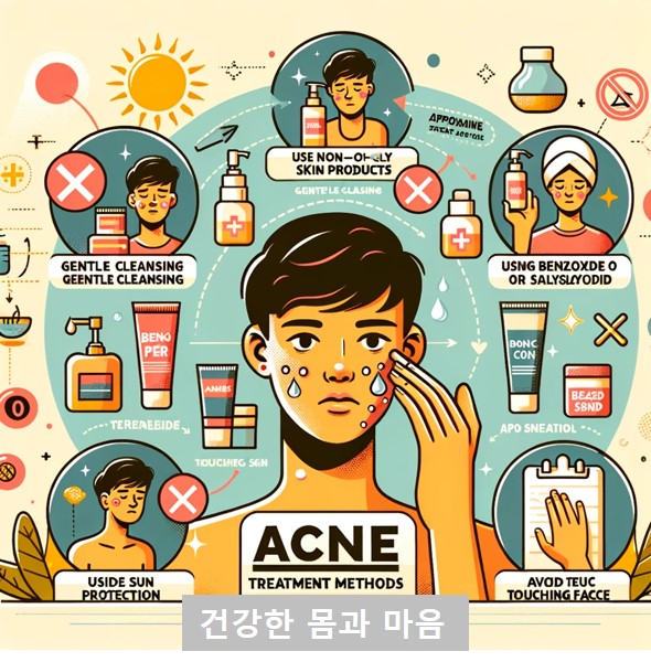 청소년기 여드름 기본적인 관리