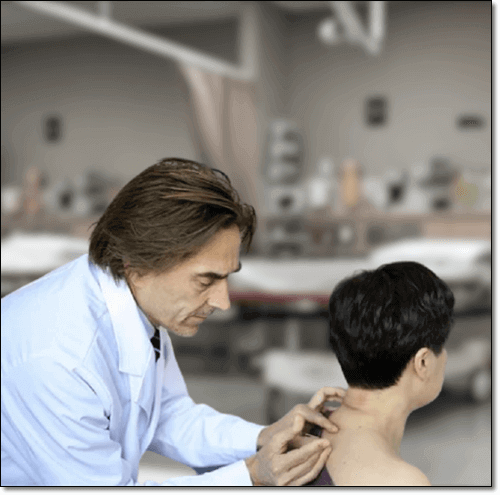 갈비뼈 골절 증상과 치료, 갈비뼈 골절 진단 받는 환자