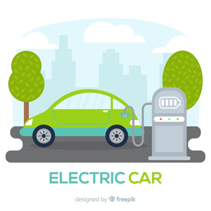 태안화력주차장 전기차충전소