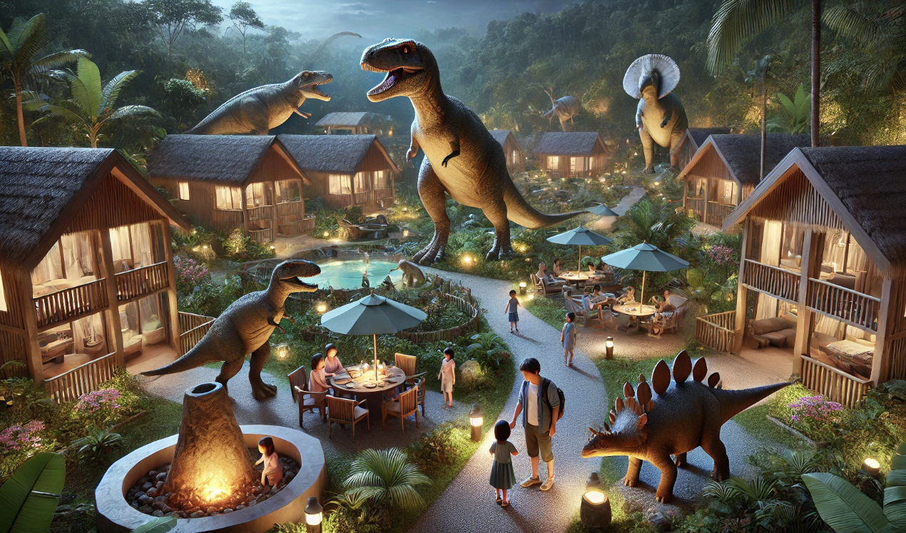 공룡과 함께하는 밤! 전 세계의 공룡 테마 숙소 소개
