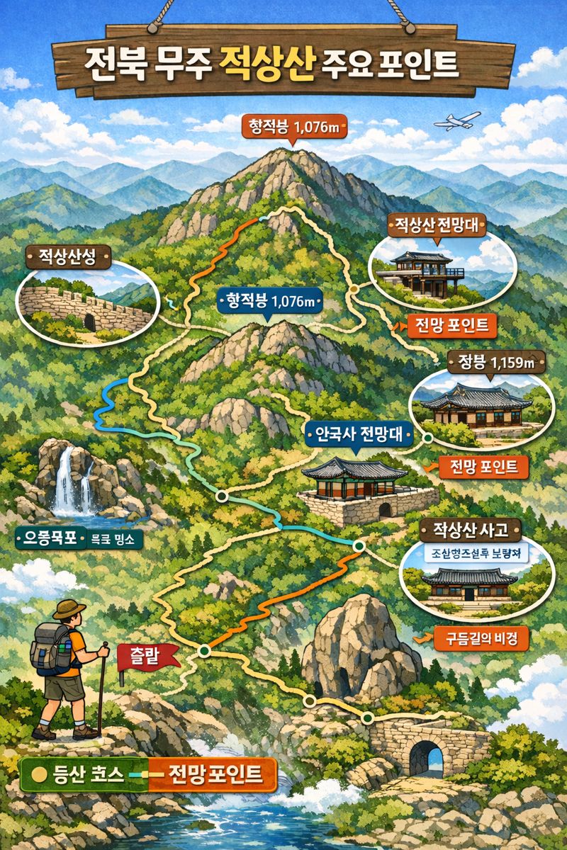 적상산 주요 포인트