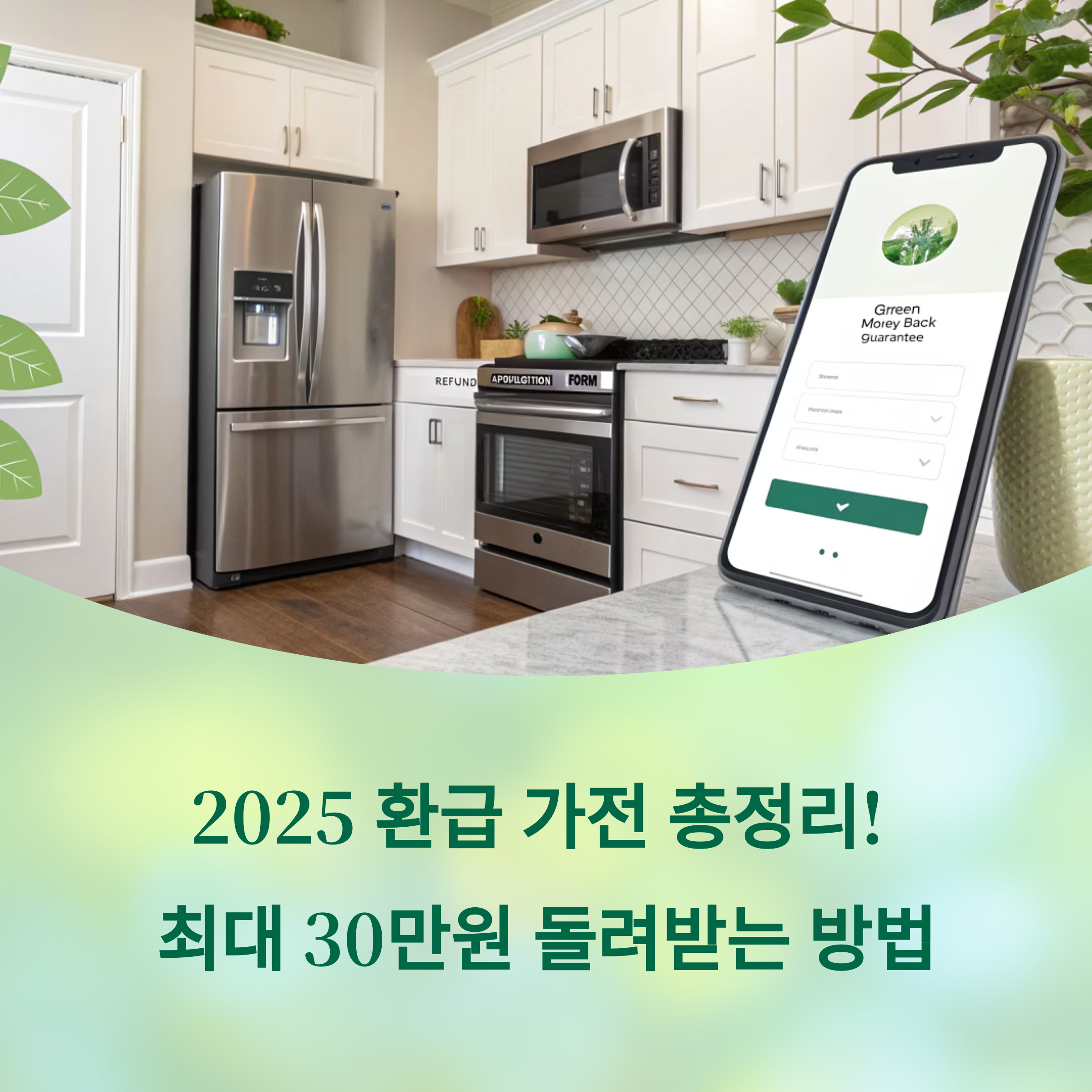 2025 환급 가전 총정리! 최대 30만원 돌려받는 필수 가이드