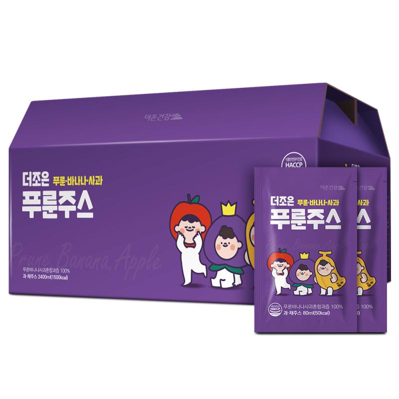 더존건강 더조은 푸룬주스 80ml x 30개입