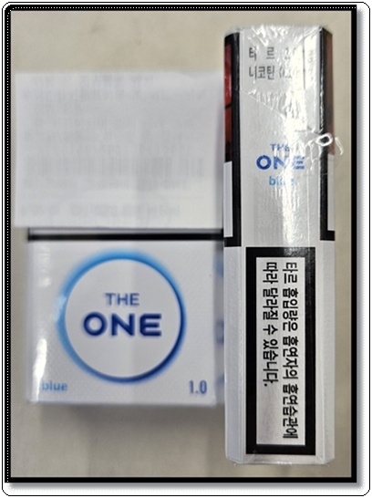 저타르 담배의 대명사 편의점 인기담배 KT&amp;G 더원(THE ONE) 블루&middot;오렌지 맛 향 특징 스펙 정보