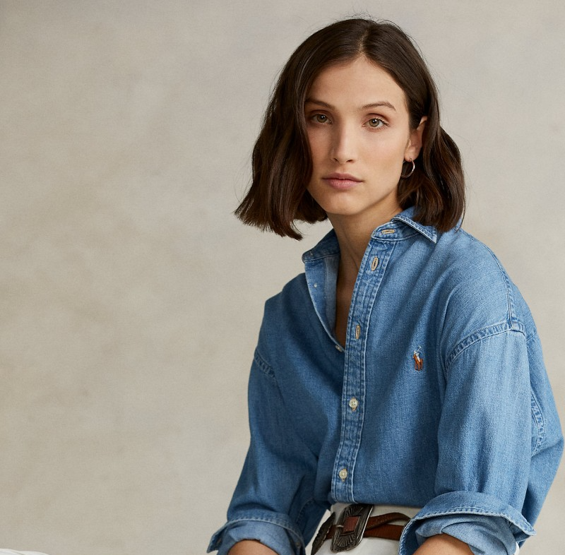 폴로 데님셔츠의 사이즈