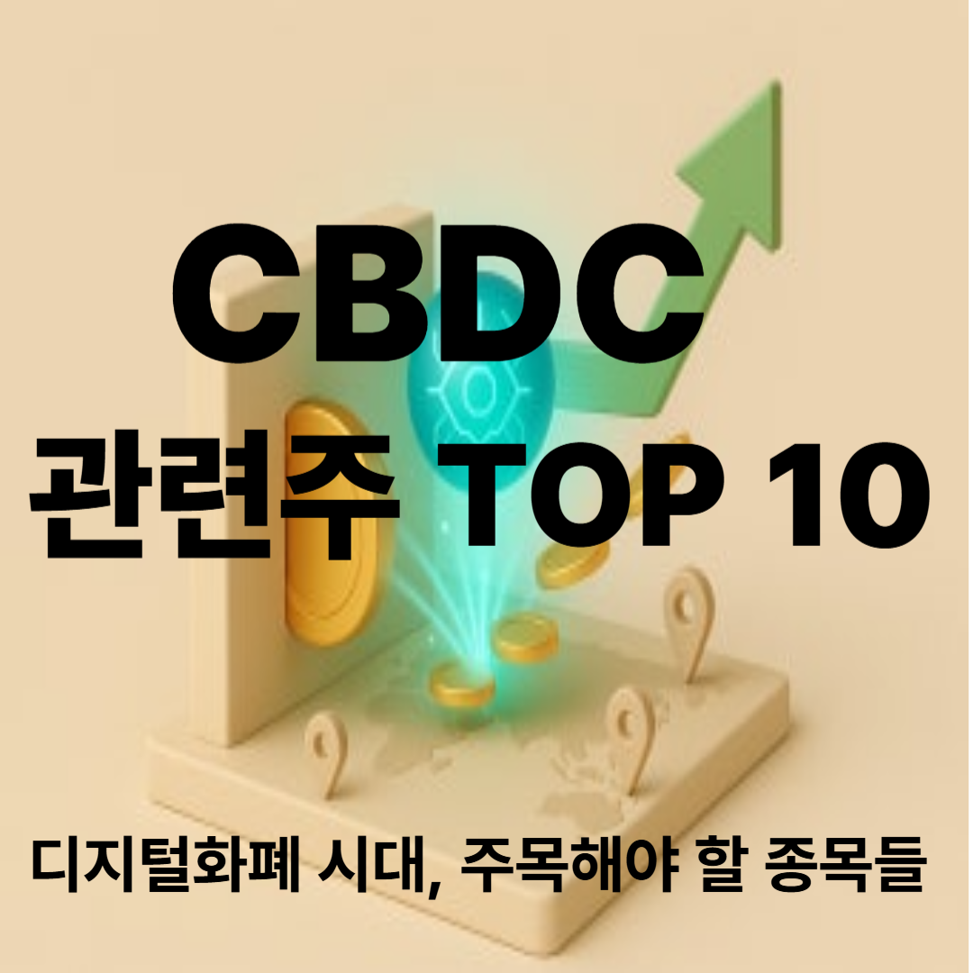 CBDC 관련주 TOP 10｜디지털화폐 시대, 주목해야 할 종목들