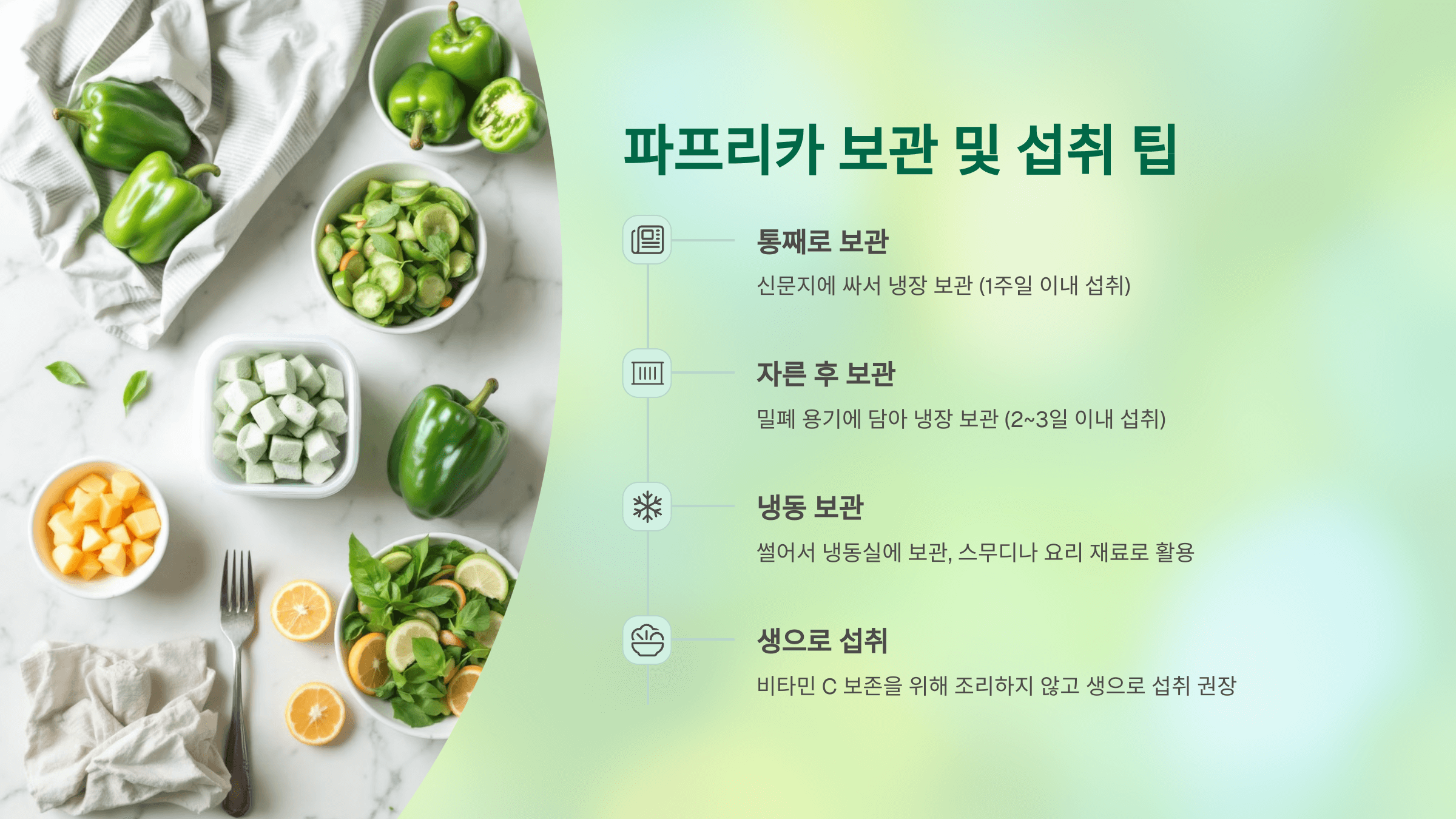 파프리카 사진입니다.