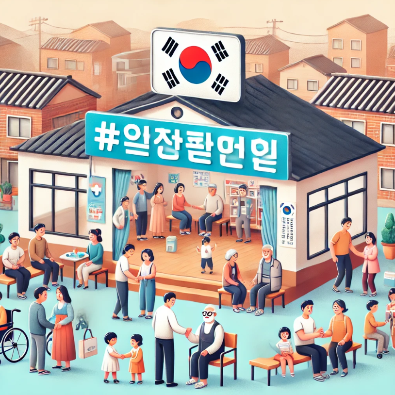 한인 커뮤니티 센터에서 진행된 건강 인식 행사