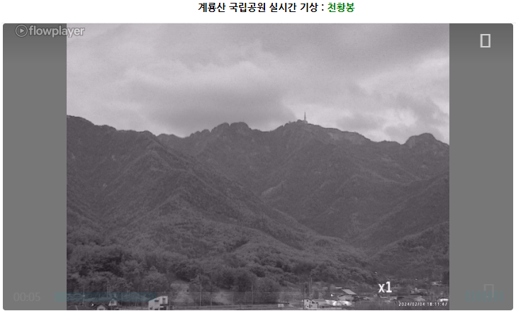 덕유산 실시간 CCTV