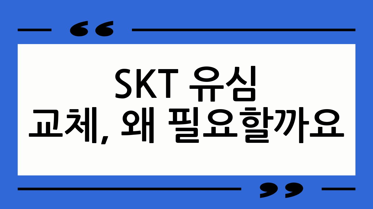SKT 유심 교체,