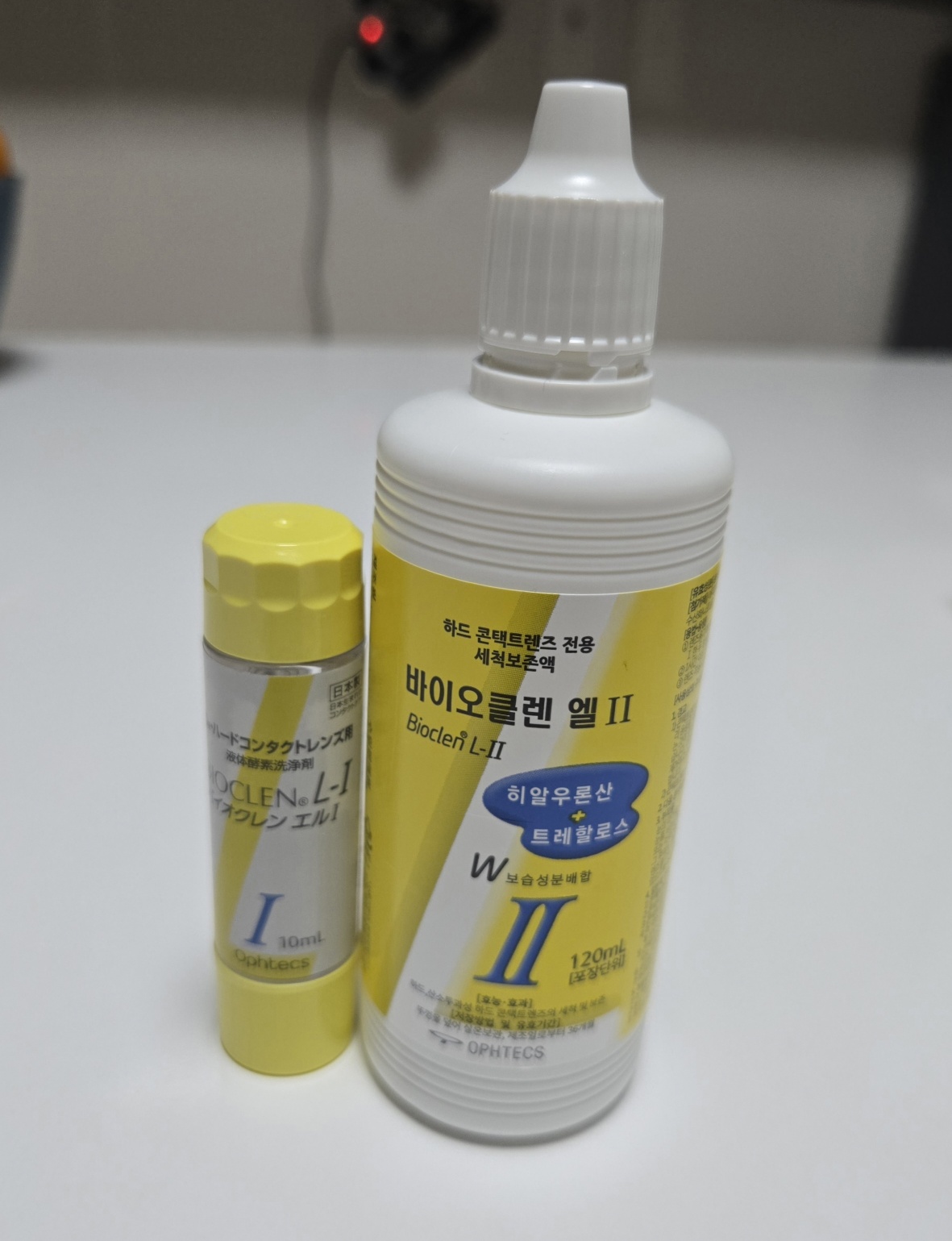 드림렌즈 전용 보관액, 렌즈 세척 및 보존을 위한 관리 용품 사용법 안내