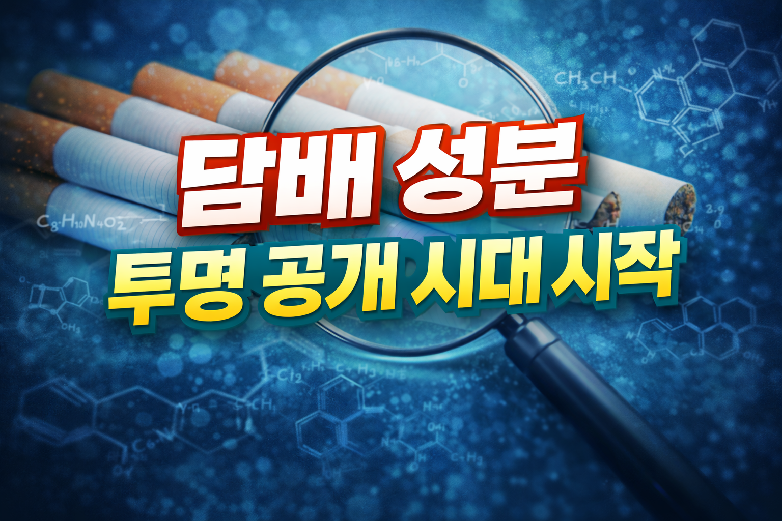 2026년 담배 유해성분 검사 결과 공개, 무엇이 달라지나요?