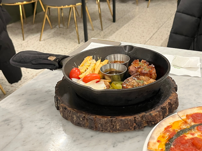 삼겹스테이크의 모습