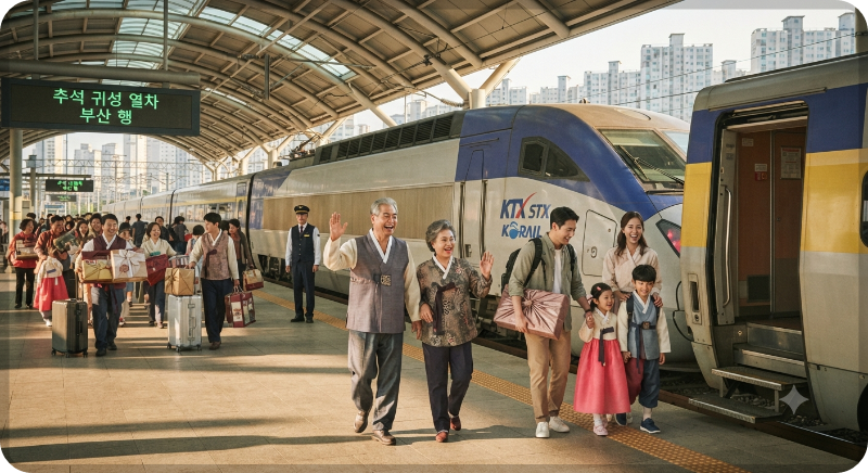 KTX 추석 열차표 예매 이미지