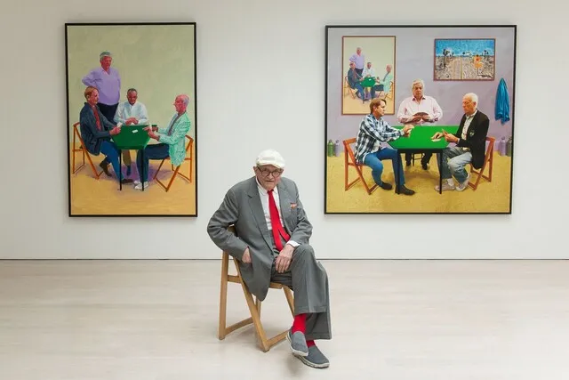 호크니의 수영장 그림 작품, 강렬한 색채의 대표작