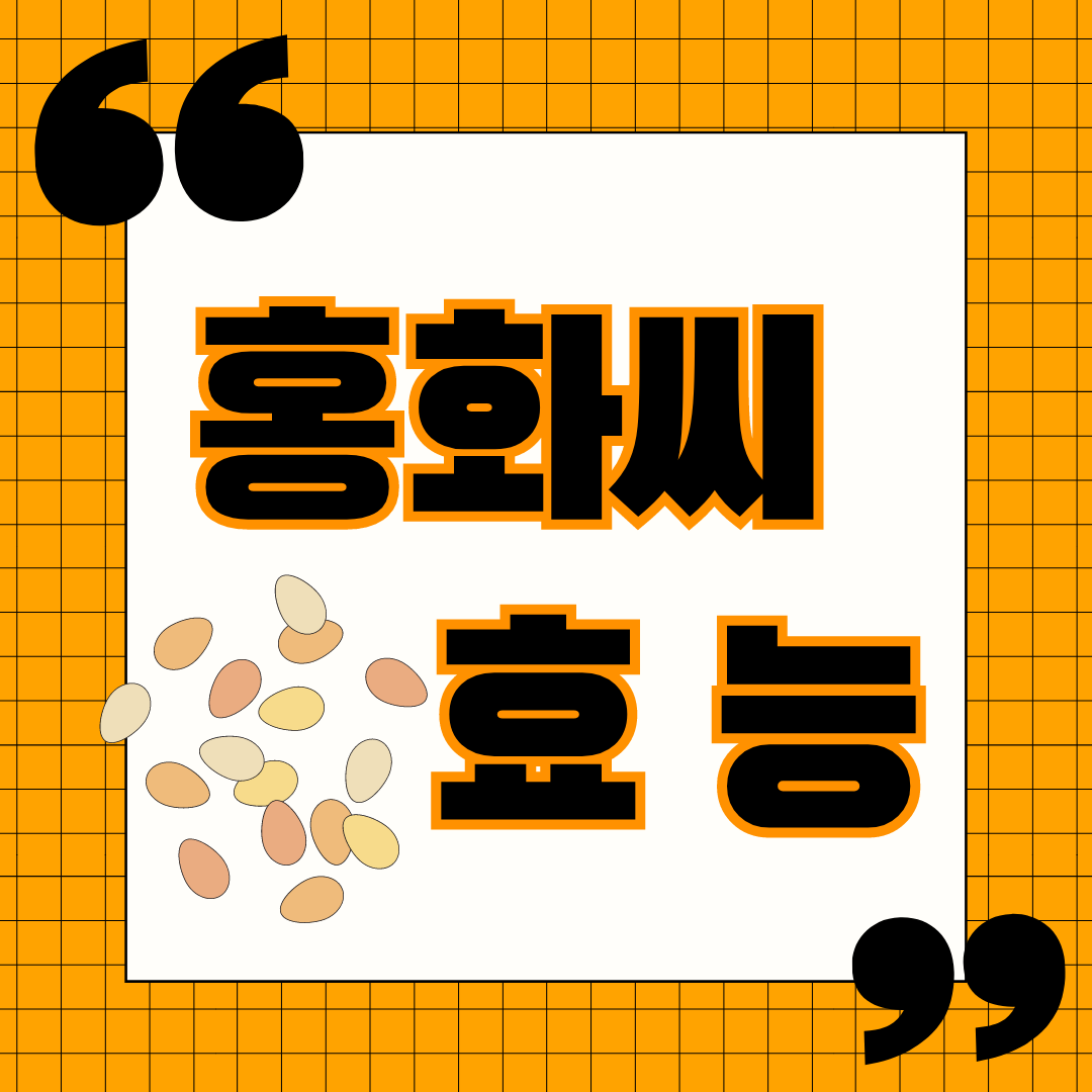 홍화씨 효능 11가지