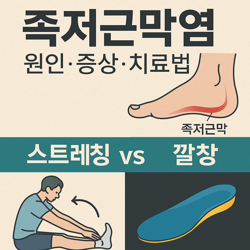 족저근막염 원인·증상·치료법 총정리 - 스트레칭 vs 깔창 뭐가 더 효과적일까