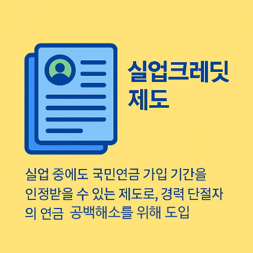 실업크레딧 제도