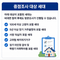 비대면 주민등록 사실조사 위치가 중요한 이유