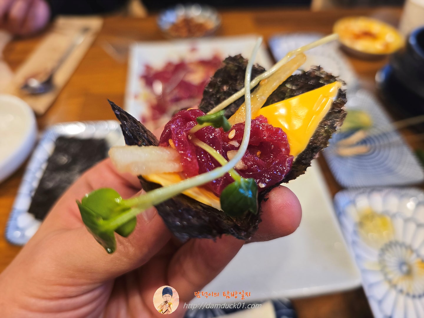 한우육회 (뭉티기 육회)