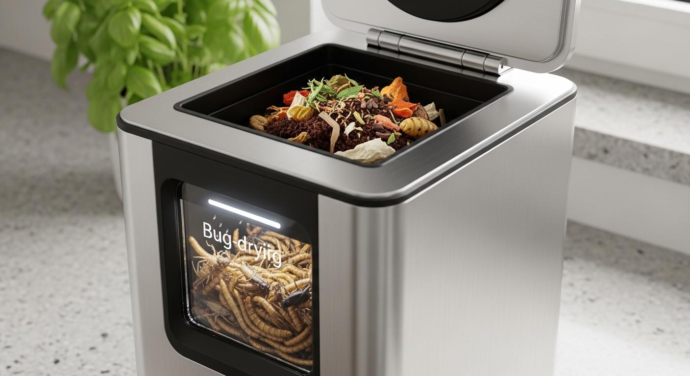 벌레 건조형 음식물처리기 1달 사용 후기