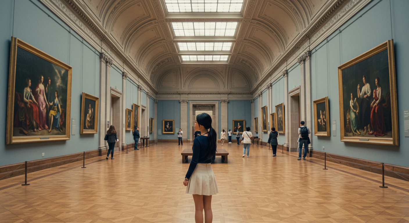 미술관 관람