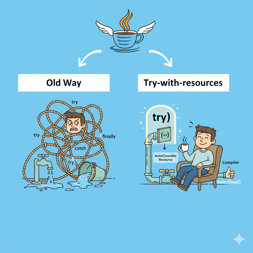 Try-with-resources