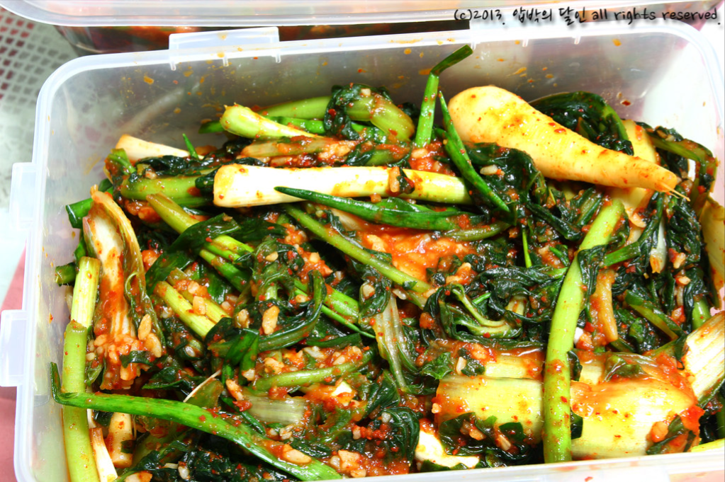 열무김치 맛있게 담그기
